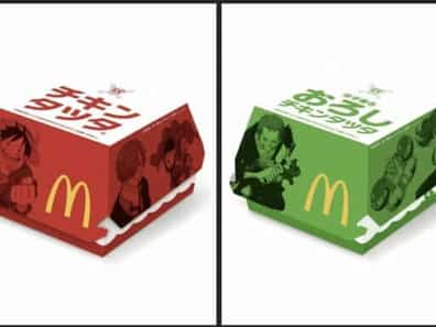 One Piece : Les boîtes à hamburgers spéciales de McDonald's ressemblent à ceci