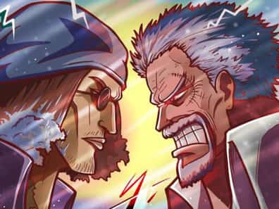 One Piece Chapitre 1082, Garp prend position, La relation entre le professeur et l'élève